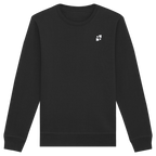 Tannenhäher mit Zirbelnuss + Emblem Stick - Organic Basic Unisex Sweatshirt