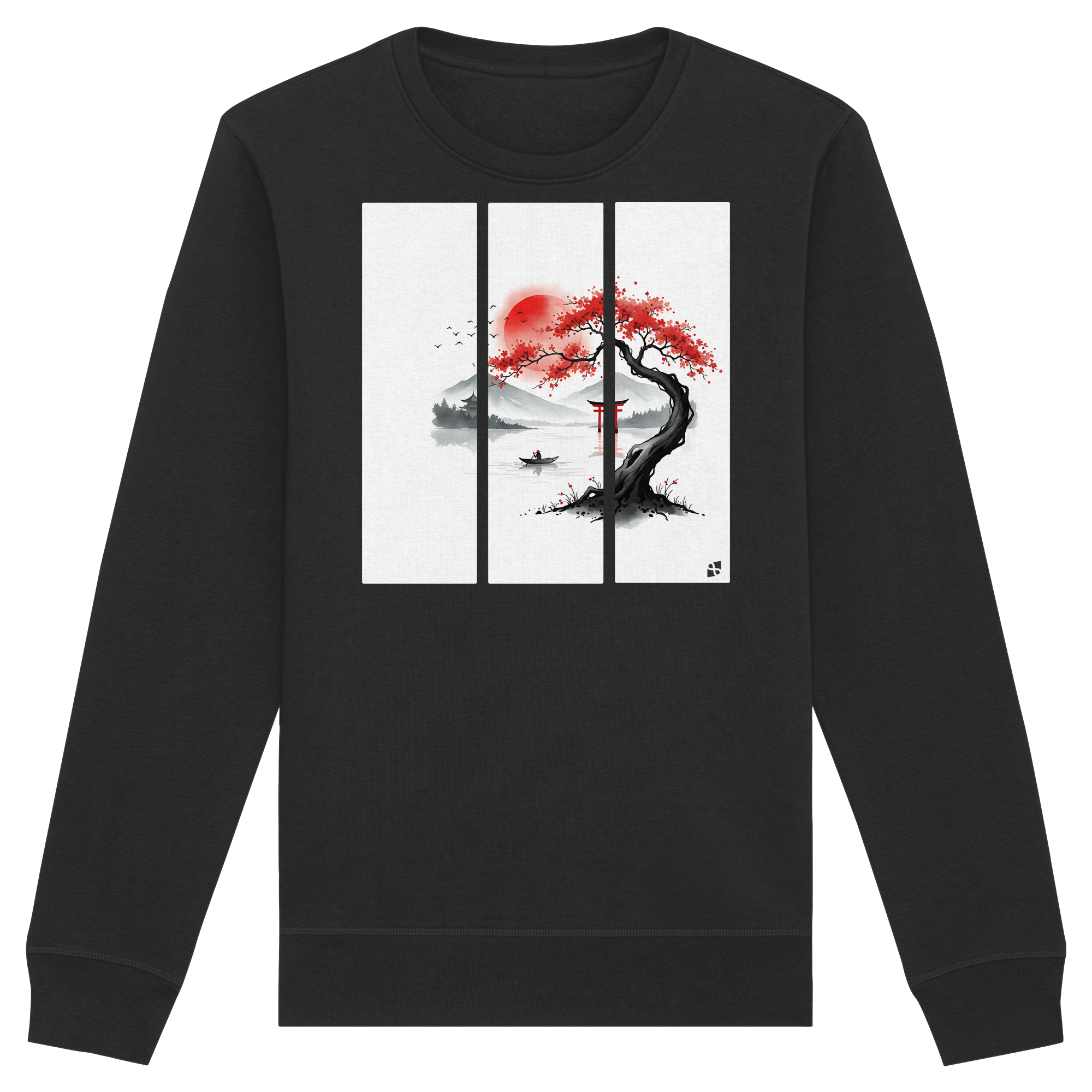 Kirschblüten Vibes - Organic Basic Unisex Sweatshirt