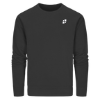 Tannenhäher mit Zirbelnuss + Emblem Stick - Organic Basic Unisex Sweatshirt