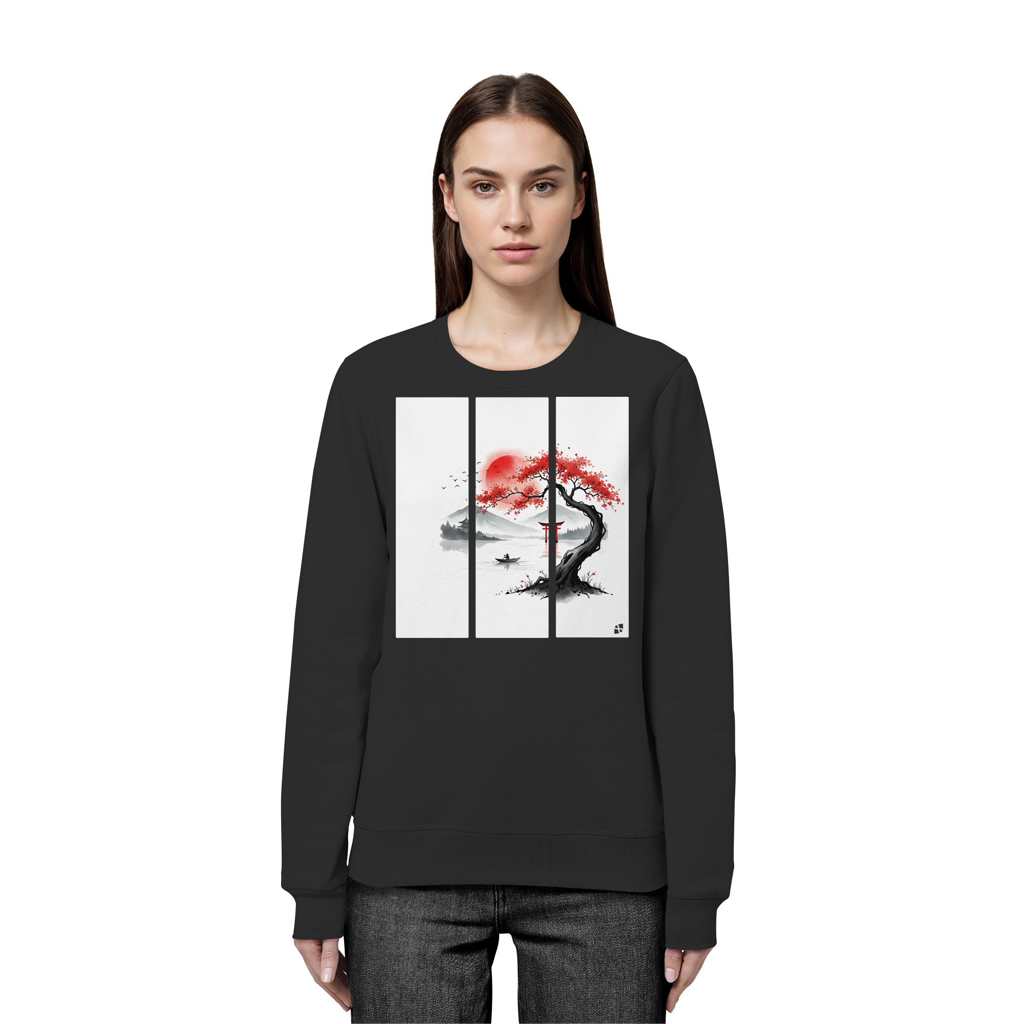 Kirschblüten Vibes - Organic Basic Unisex Sweatshirt