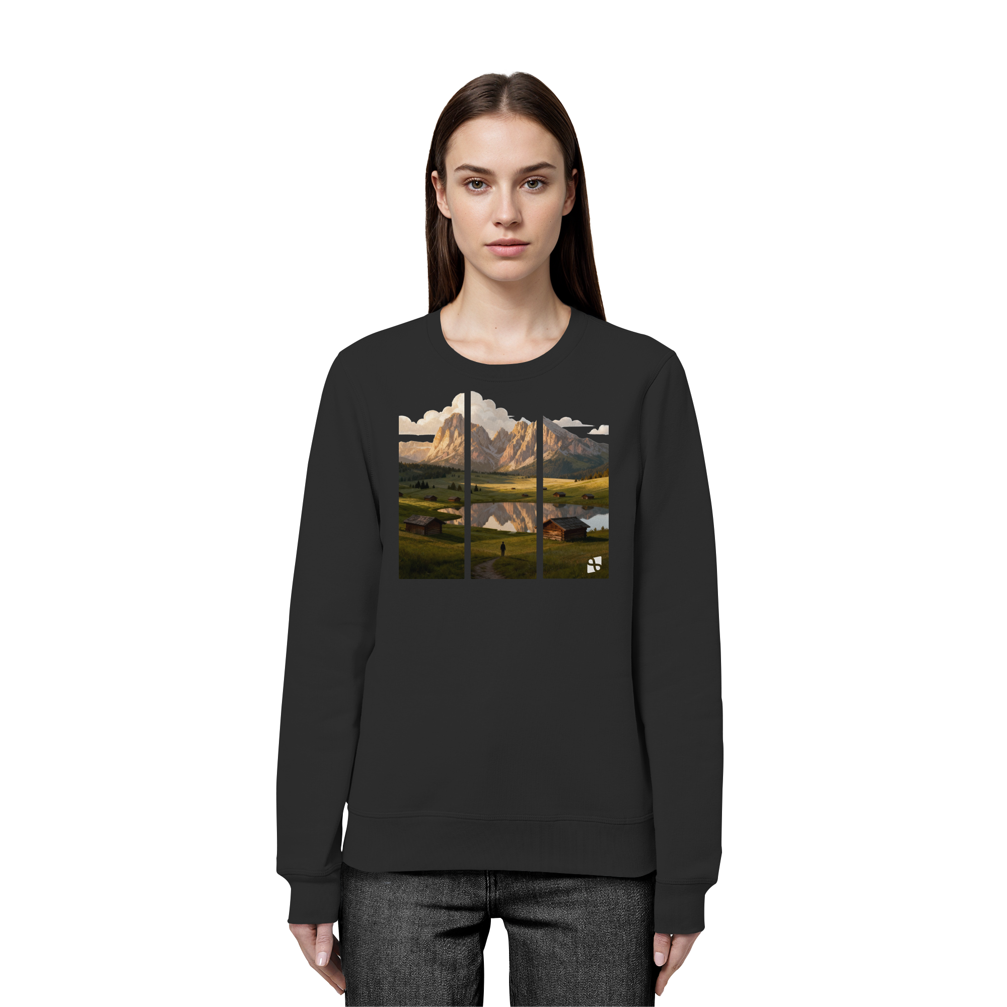 Mountainview - Organic Basic Unisex Sweatshirt