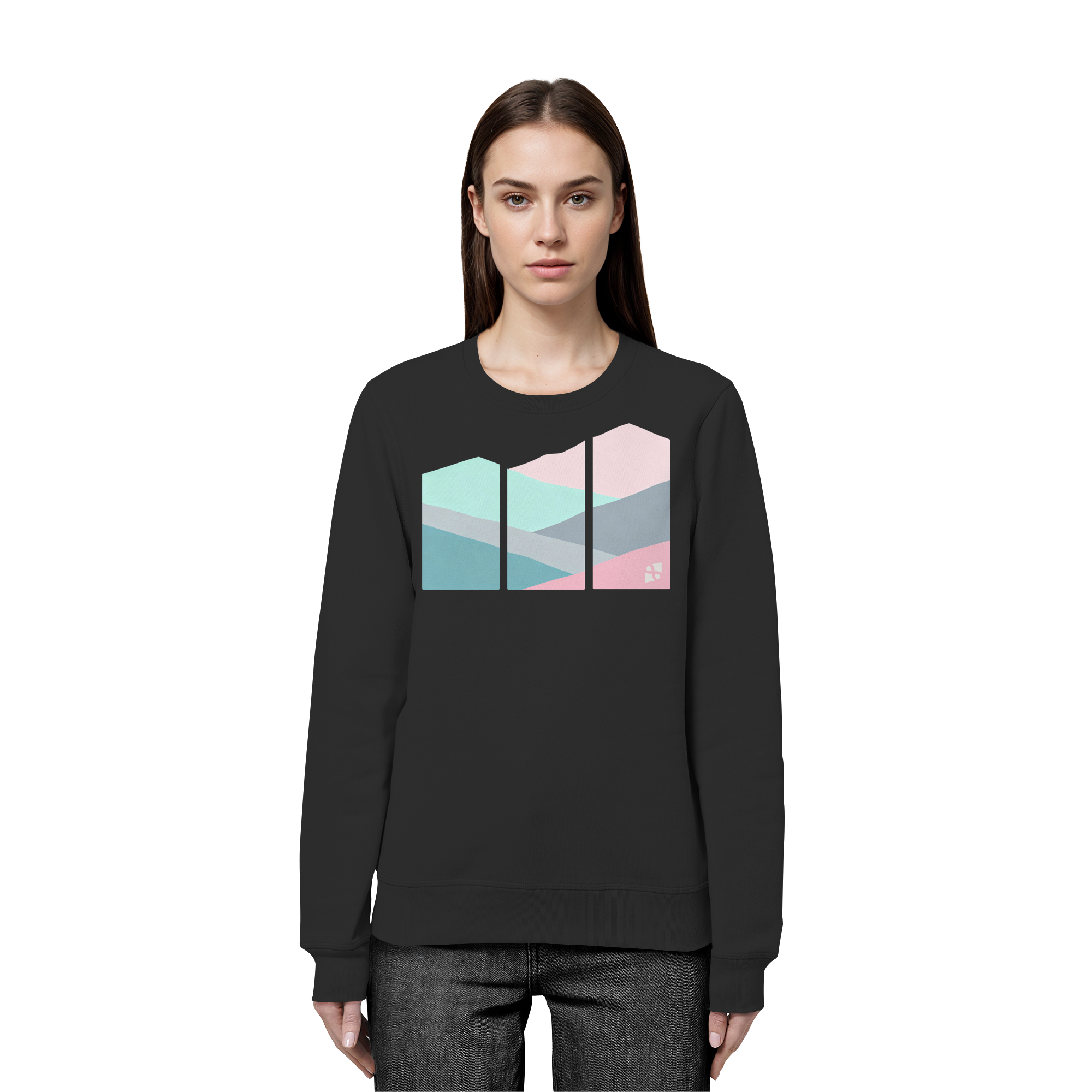Pastell Mountain - Organic Basic Unisex Sweatshirt