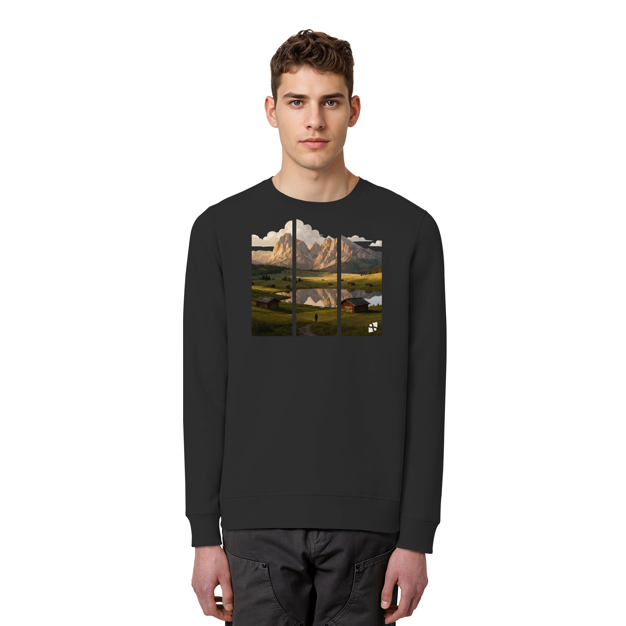 Mountainview - Organic Basic Unisex Sweatshirt