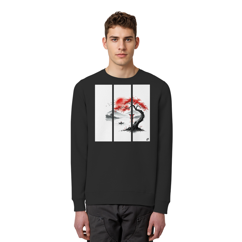 Kirschblüten Vibes - Organic Basic Unisex Sweatshirt