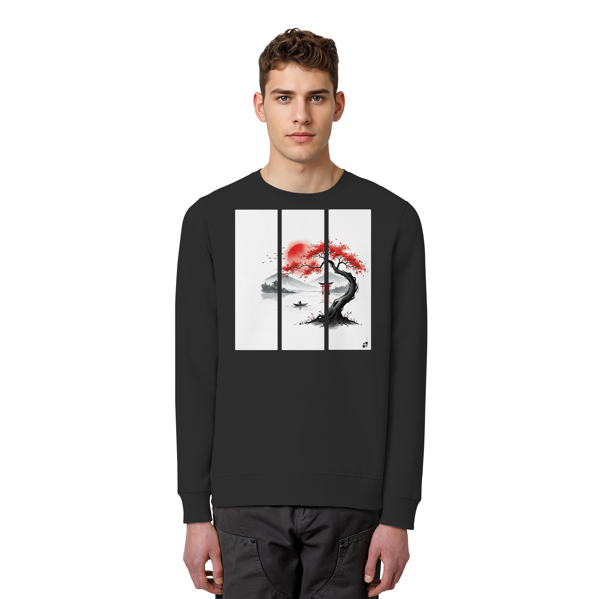 Kirschblüten Vibes - Organic Basic Unisex Sweatshirt