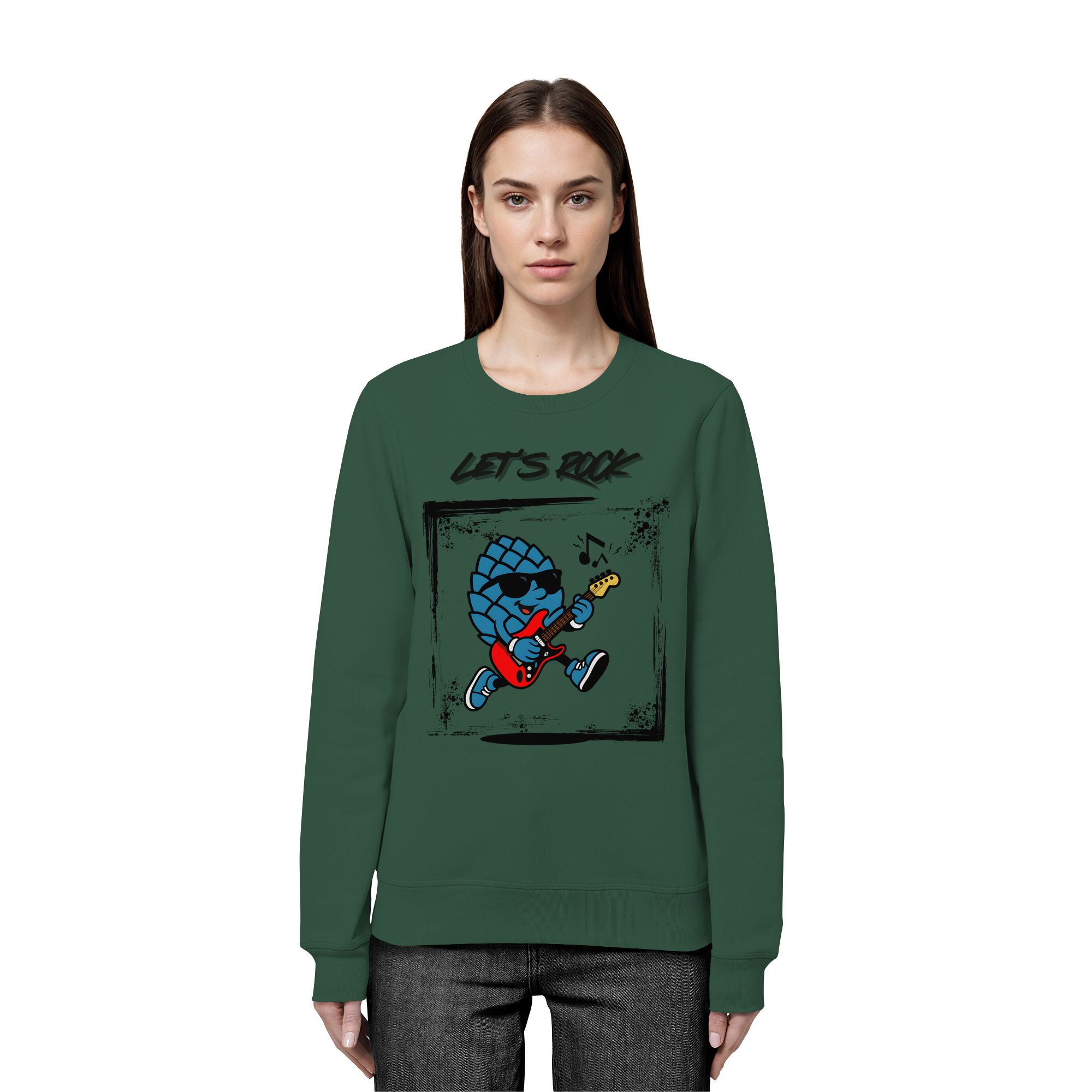 Lets Rock Zirbi - Organic Basic Unisex Sweatshirt
