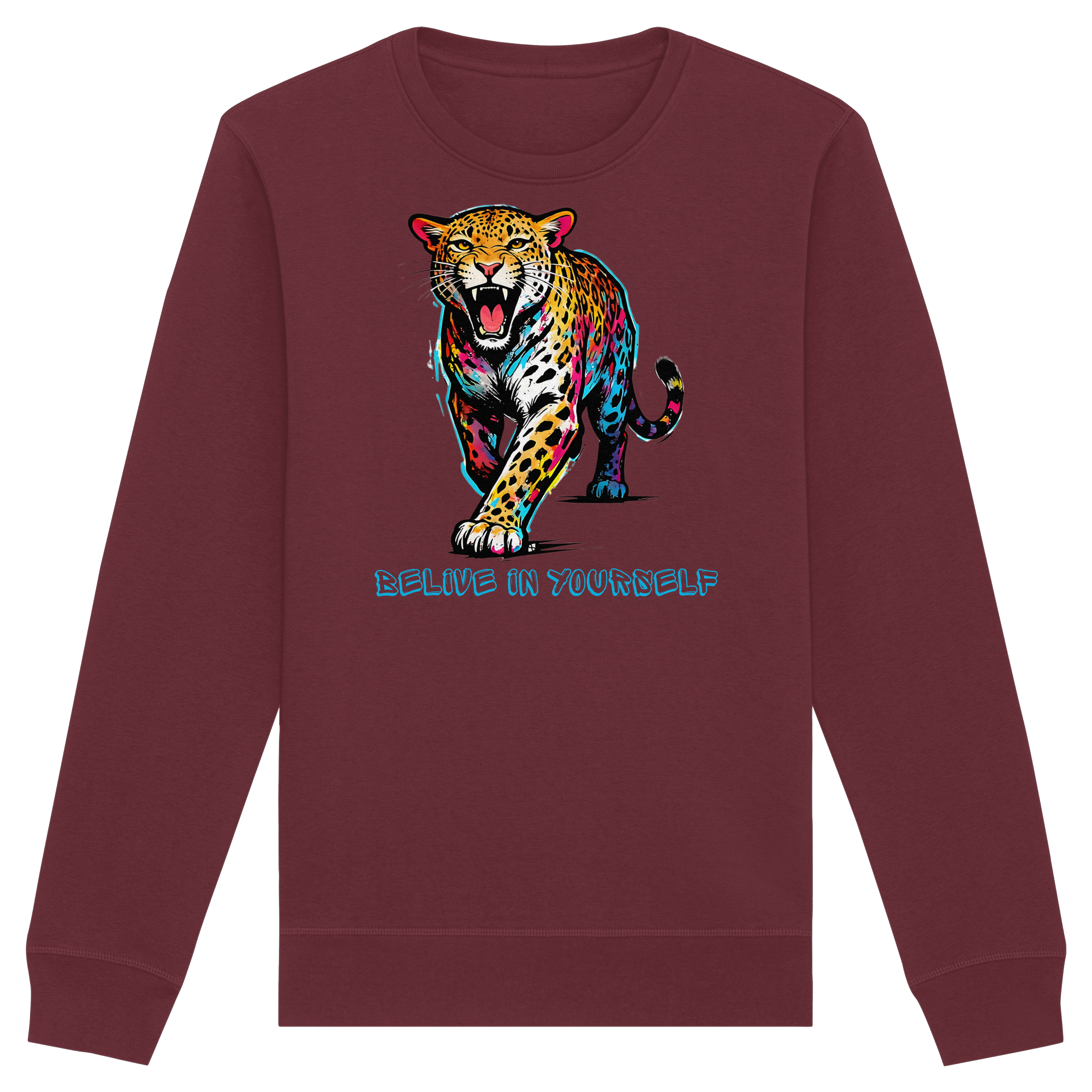 BIY Leopard - Organic Basic Unisex Sweatshirt