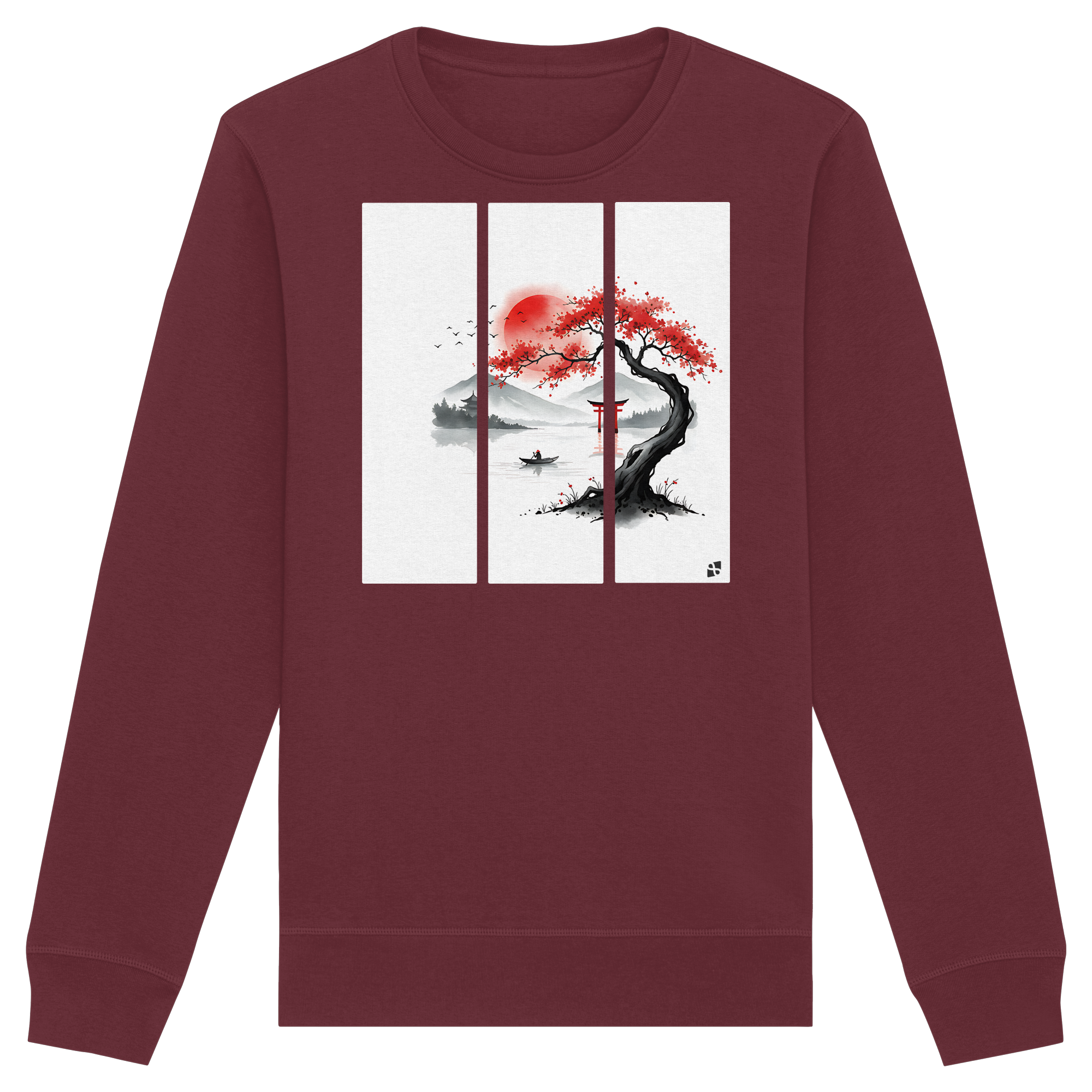 Kirschblüten Vibes - Organic Basic Unisex Sweatshirt