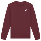 WTF - "Wear The Fair" Print mit besticktem Emblem - Organic Basic Unisex Sweatshirt