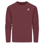 Tannenhäher mit Zirbelnuss + Emblem Stick - Organic Basic Unisex Sweatshirt