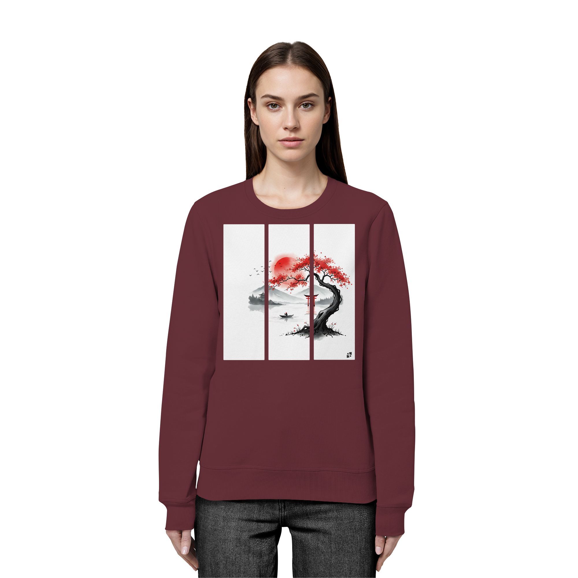 Kirschblüten Vibes - Organic Basic Unisex Sweatshirt