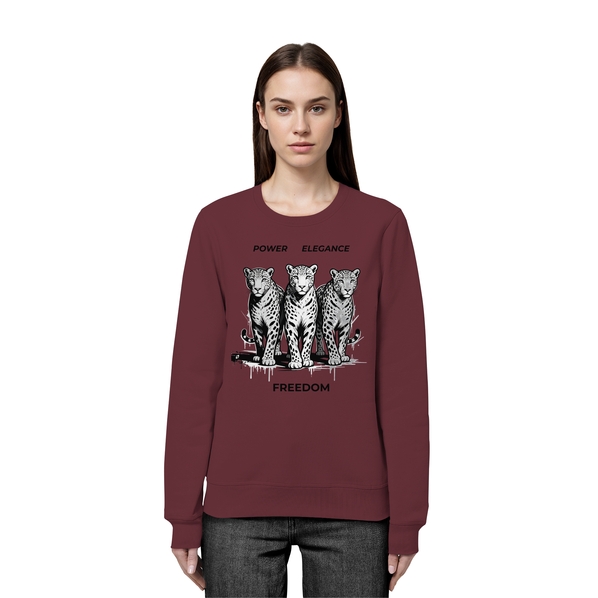 PER Leoparden - Organic Basic Unisex Sweatshirt