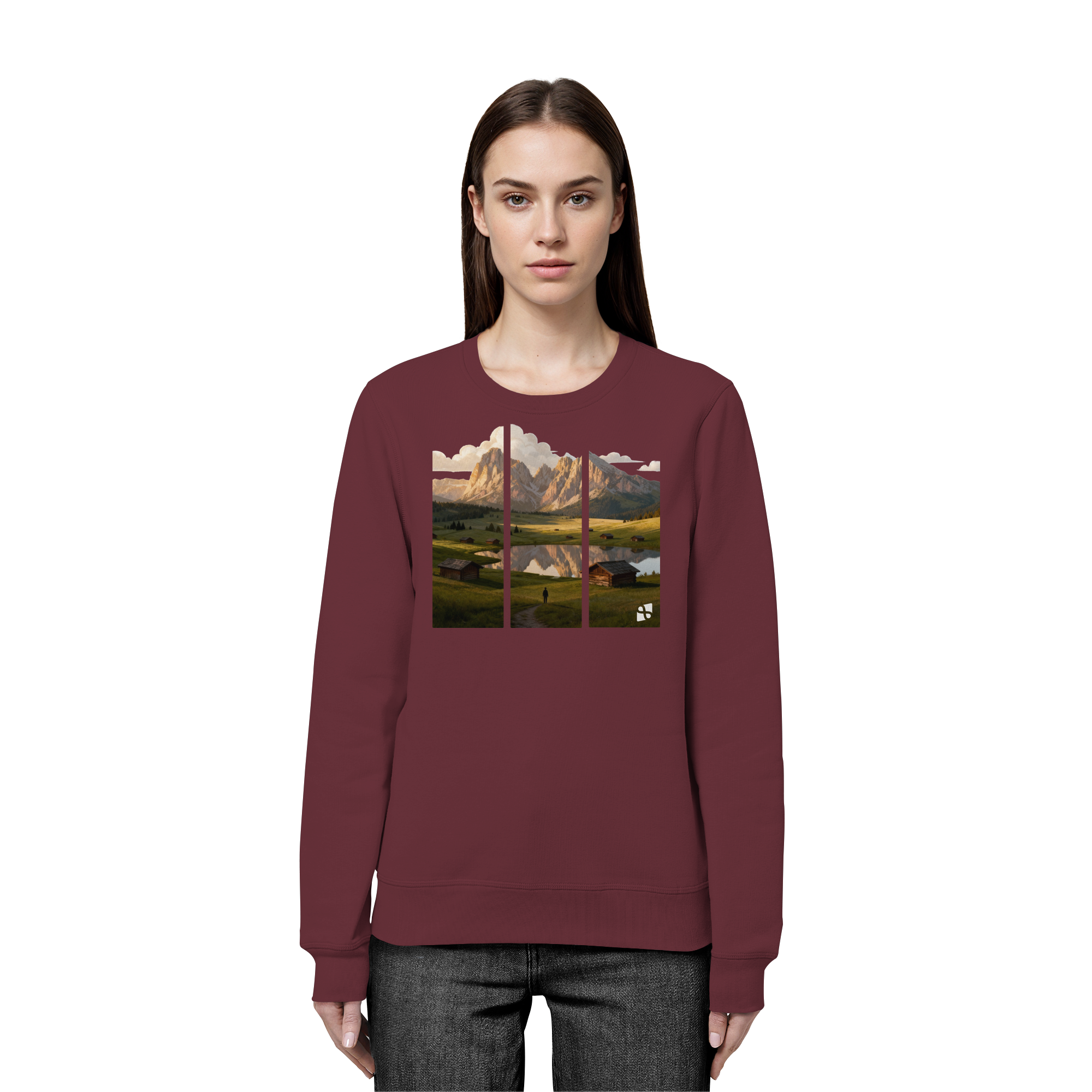 Mountainview - Organic Basic Unisex Sweatshirt