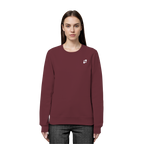 Tannenhäher mit Zirbelnuss + Emblem Stick - Organic Basic Unisex Sweatshirt