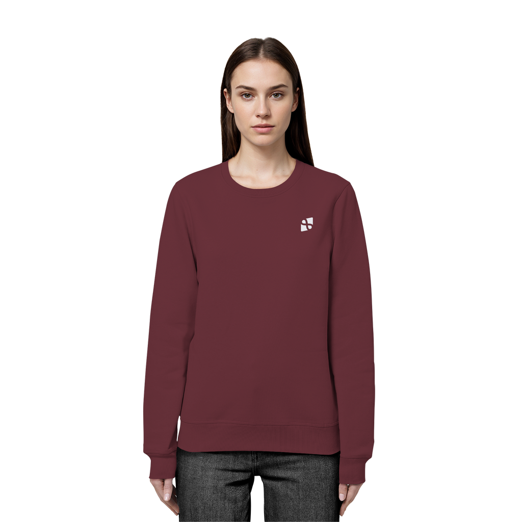 WTF - "Wear The Fair" Print mit besticktem Emblem - Organic Basic Unisex Sweatshirt