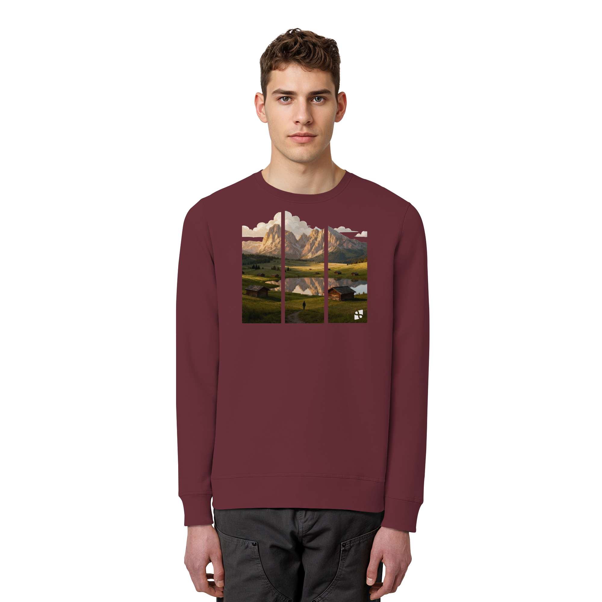 Mountainview - Organic Basic Unisex Sweatshirt