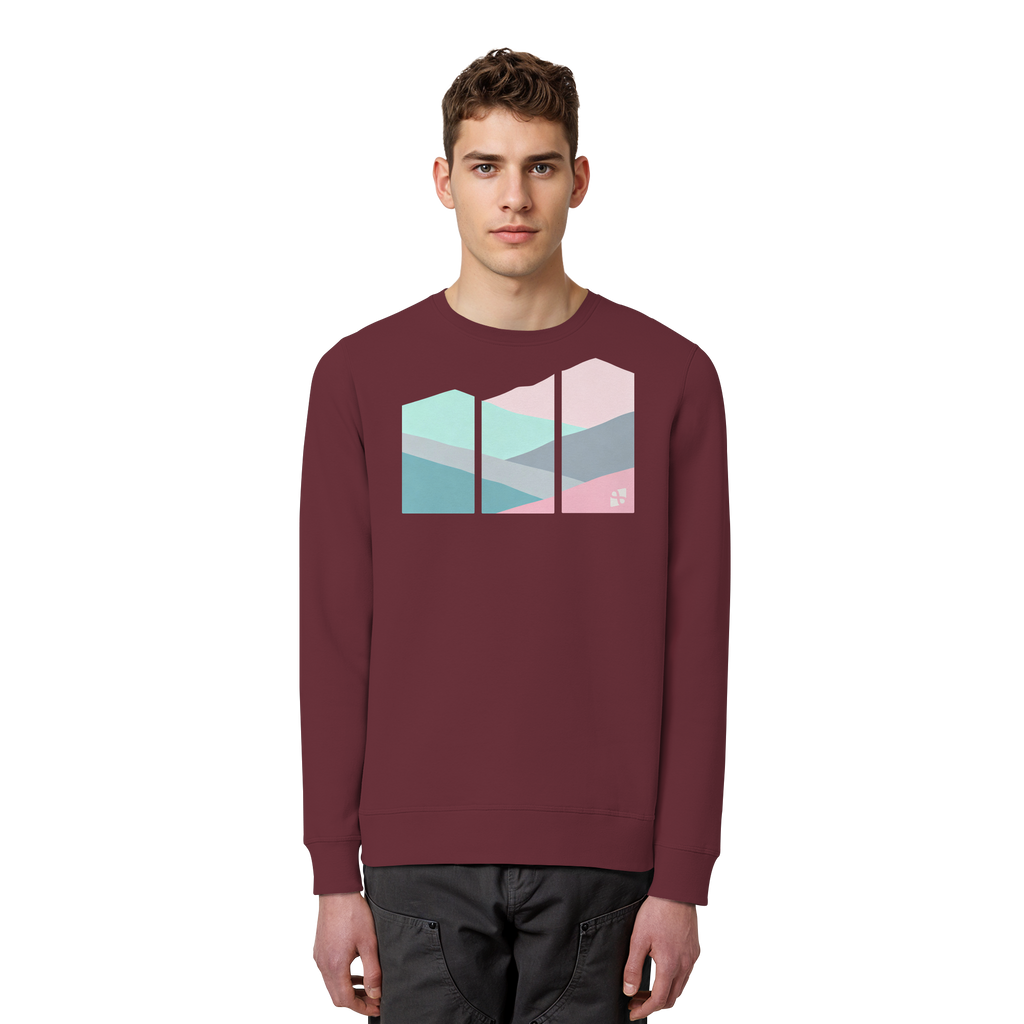 Pastell Mountain - Organic Basic Unisex Sweatshirt