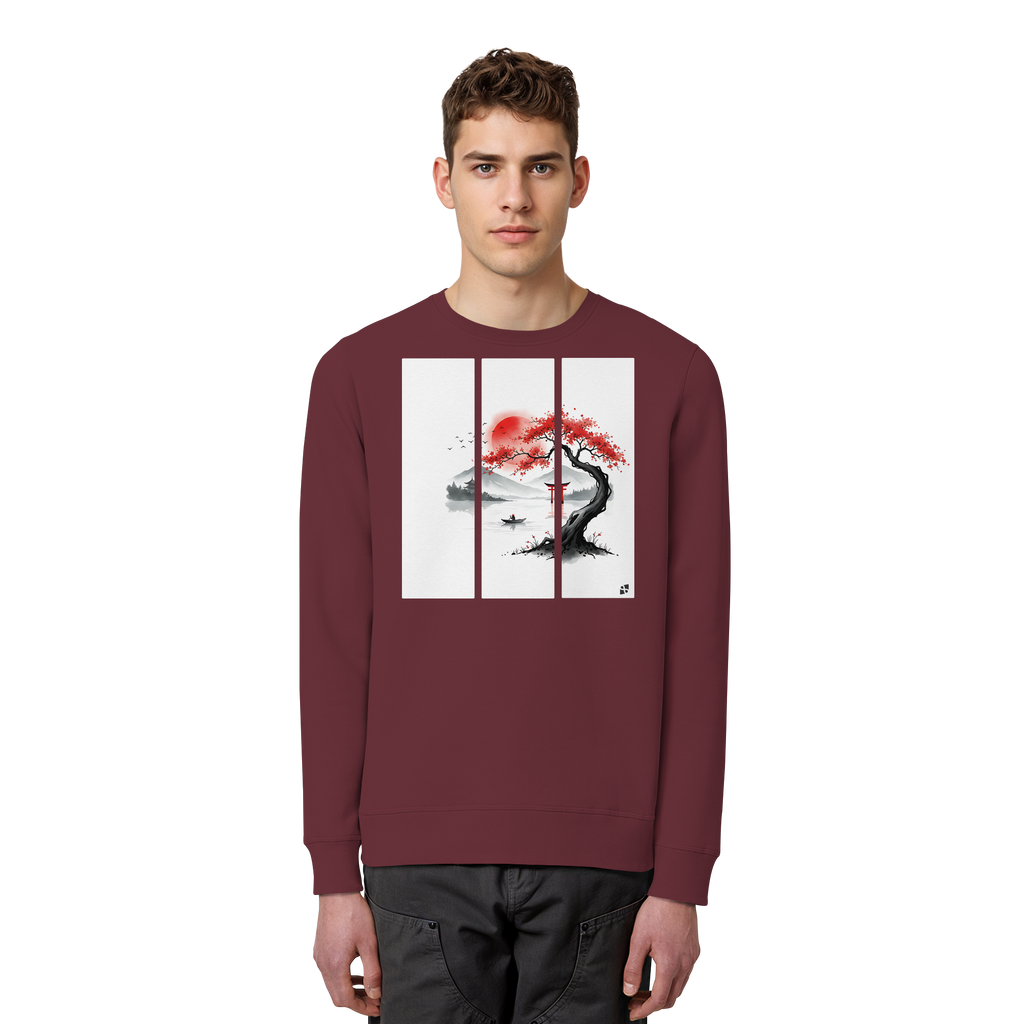 Kirschblüten Vibes - Organic Basic Unisex Sweatshirt