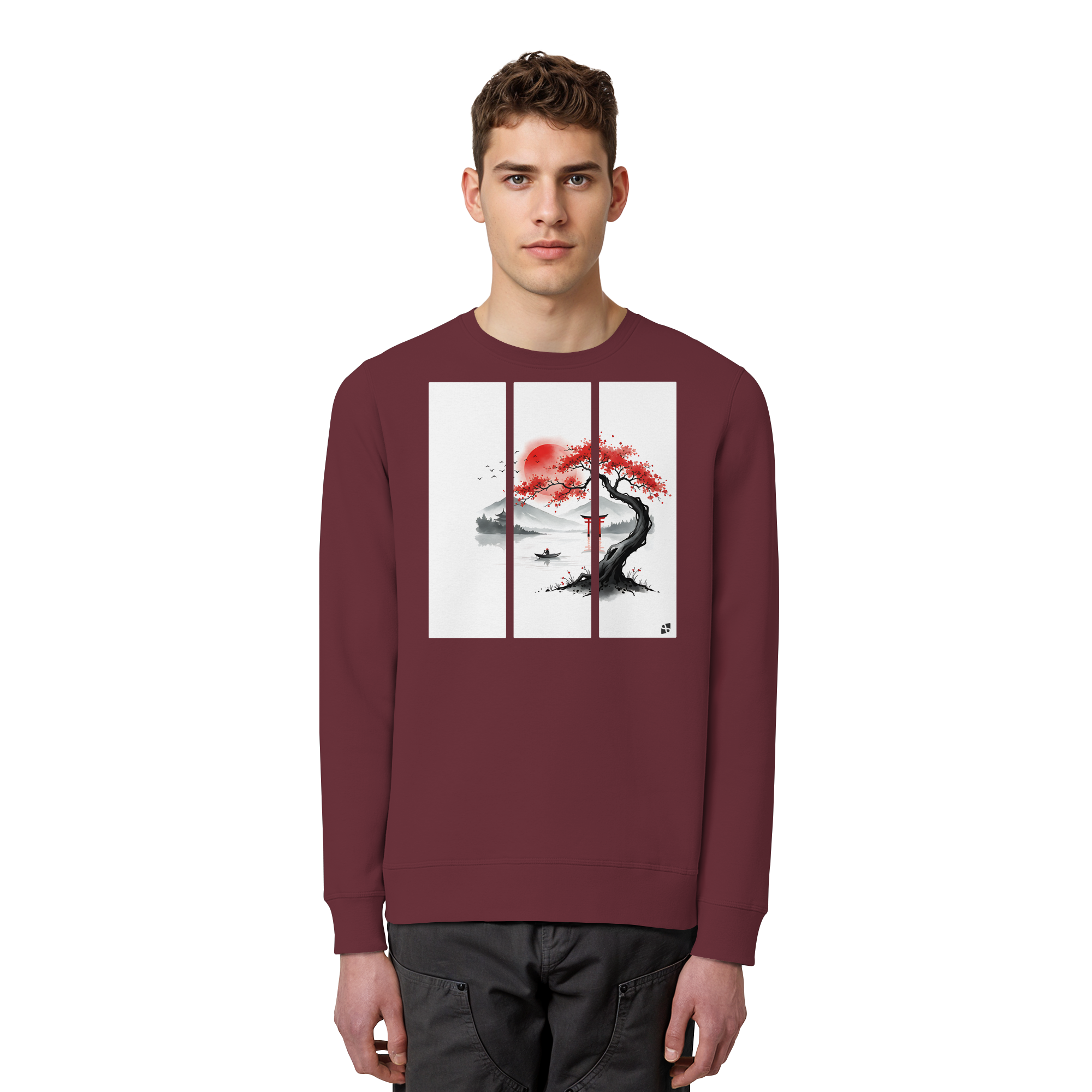 Kirschblüten Vibes - Organic Basic Unisex Sweatshirt