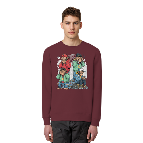 Die vier Stadtaffen - Organic Basic Unisex Sweatshirt
