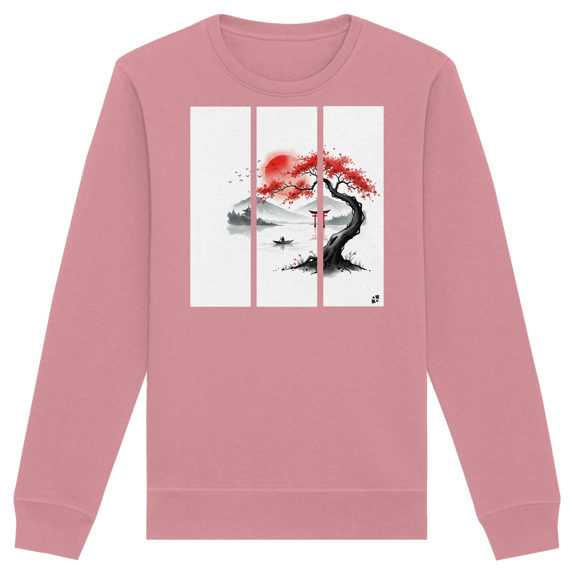 Kirschblüten Vibes - Organic Basic Unisex Sweatshirt