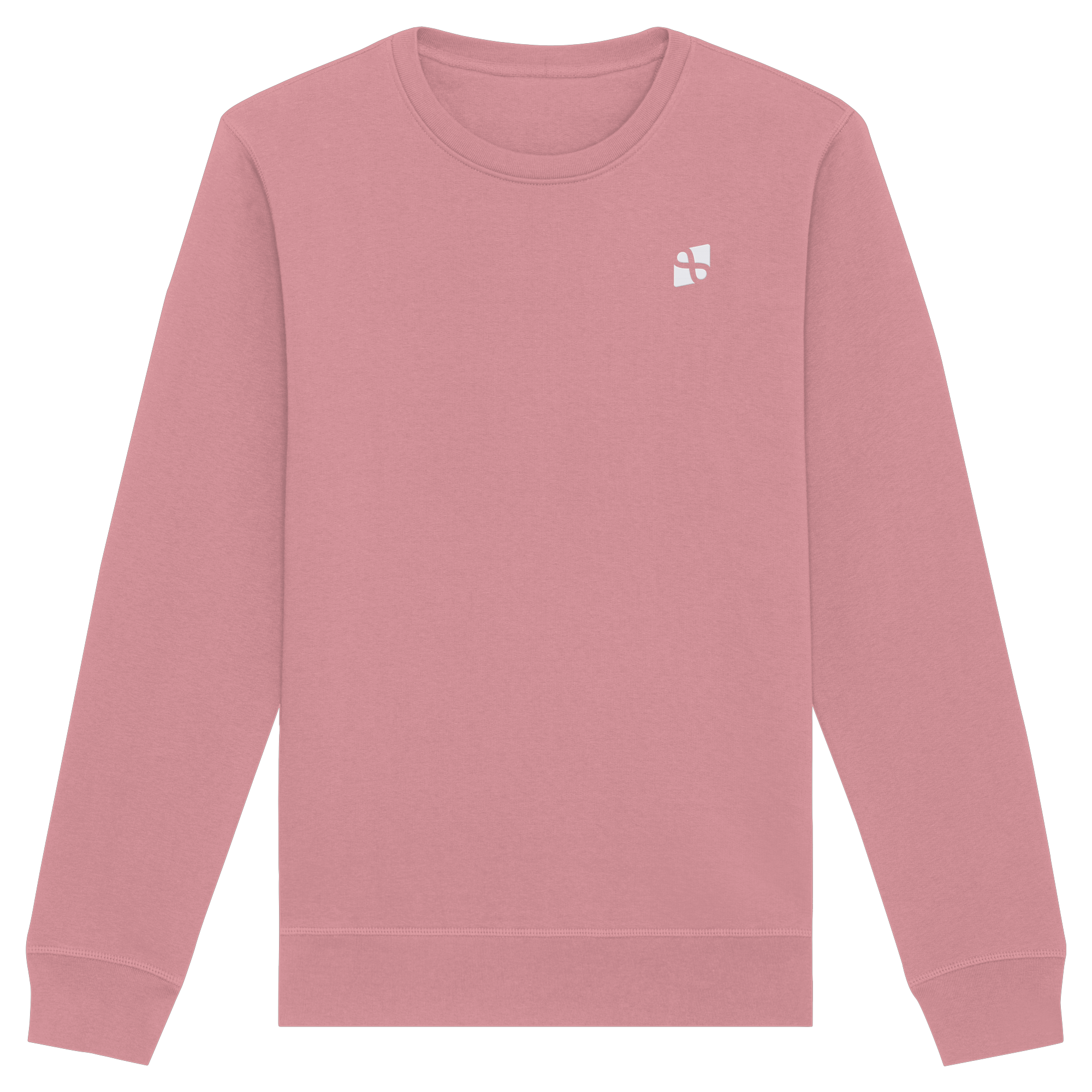 Tannenhäher mit Zirbelnuss + Emblem Stick - Organic Basic Unisex Sweatshirt