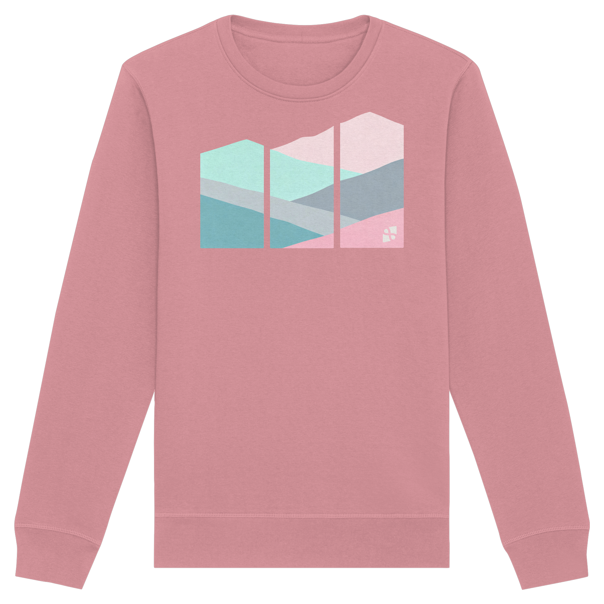 Pastell Mountain - Organic Basic Unisex Sweatshirt