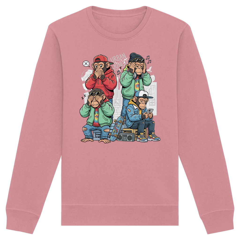 Die vier Stadtaffen - Organic Basic Unisex Sweatshirt