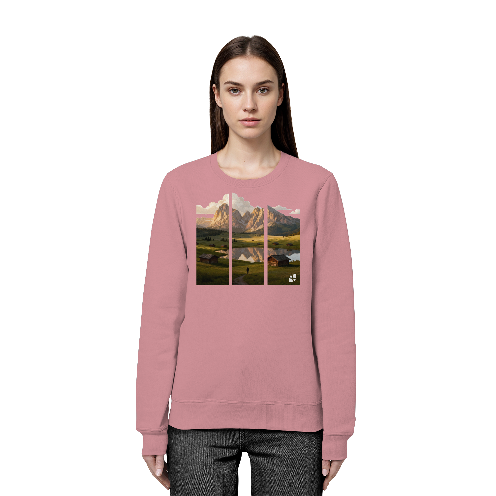 Mountainview - Organic Basic Unisex Sweatshirt