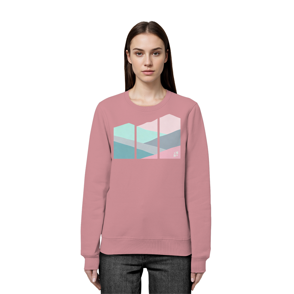 Pastell Mountain - Organic Basic Unisex Sweatshirt
