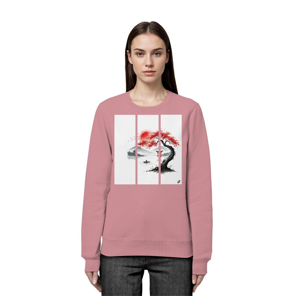 Kirschblüten Vibes - Organic Basic Unisex Sweatshirt