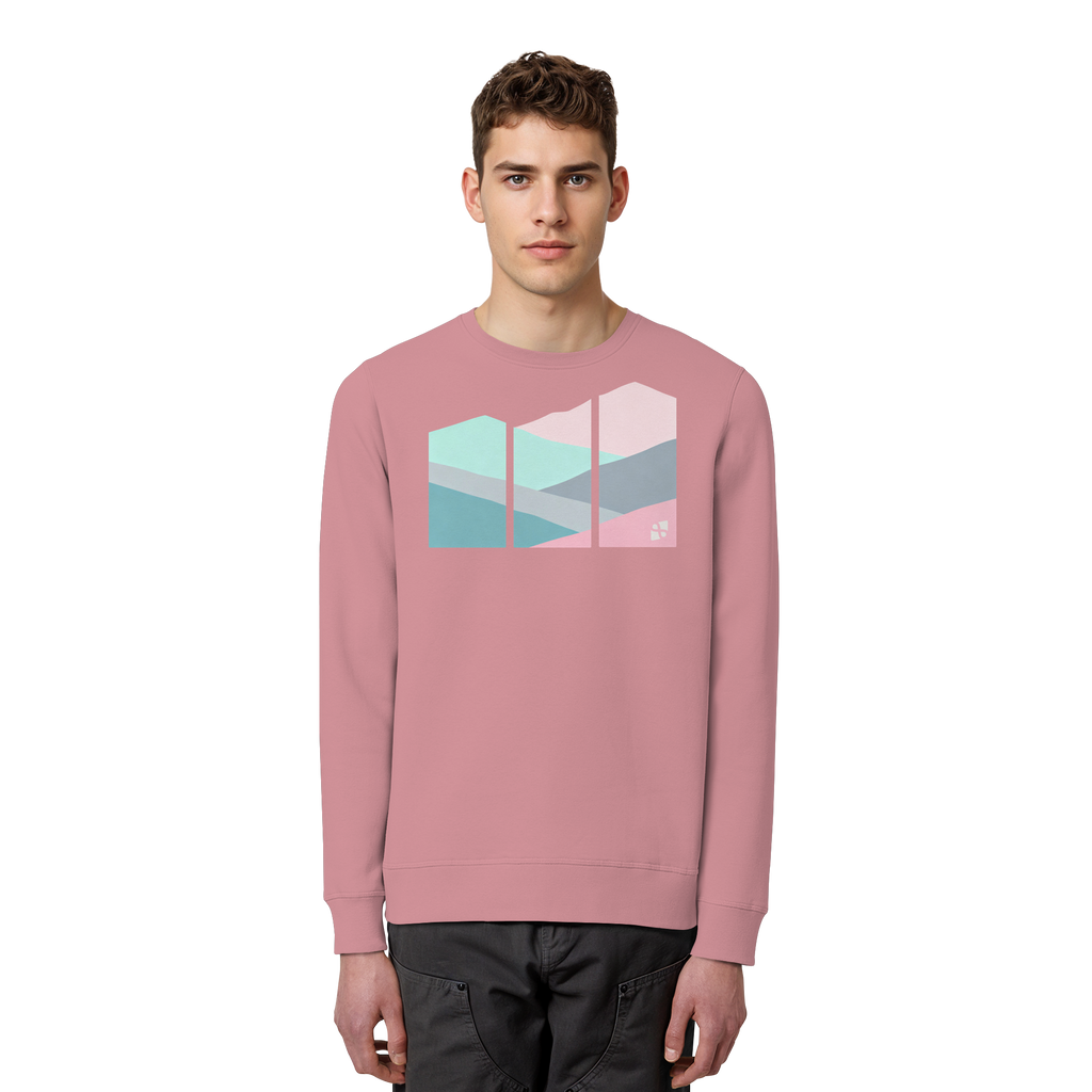 Pastell Mountain - Organic Basic Unisex Sweatshirt