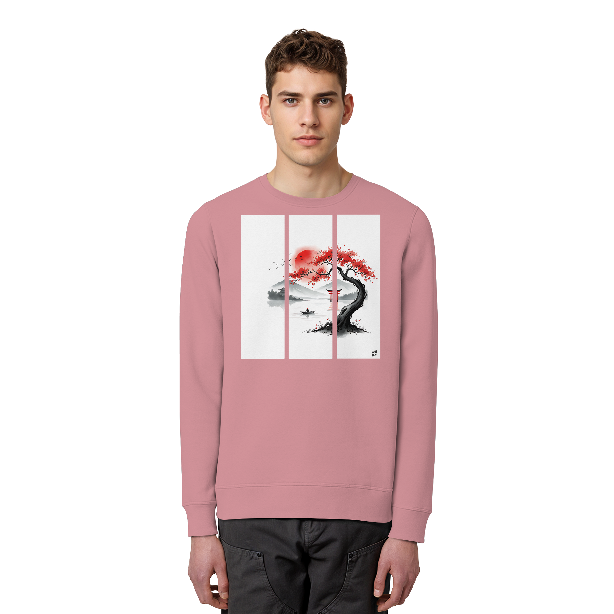 Kirschblüten Vibes - Organic Basic Unisex Sweatshirt