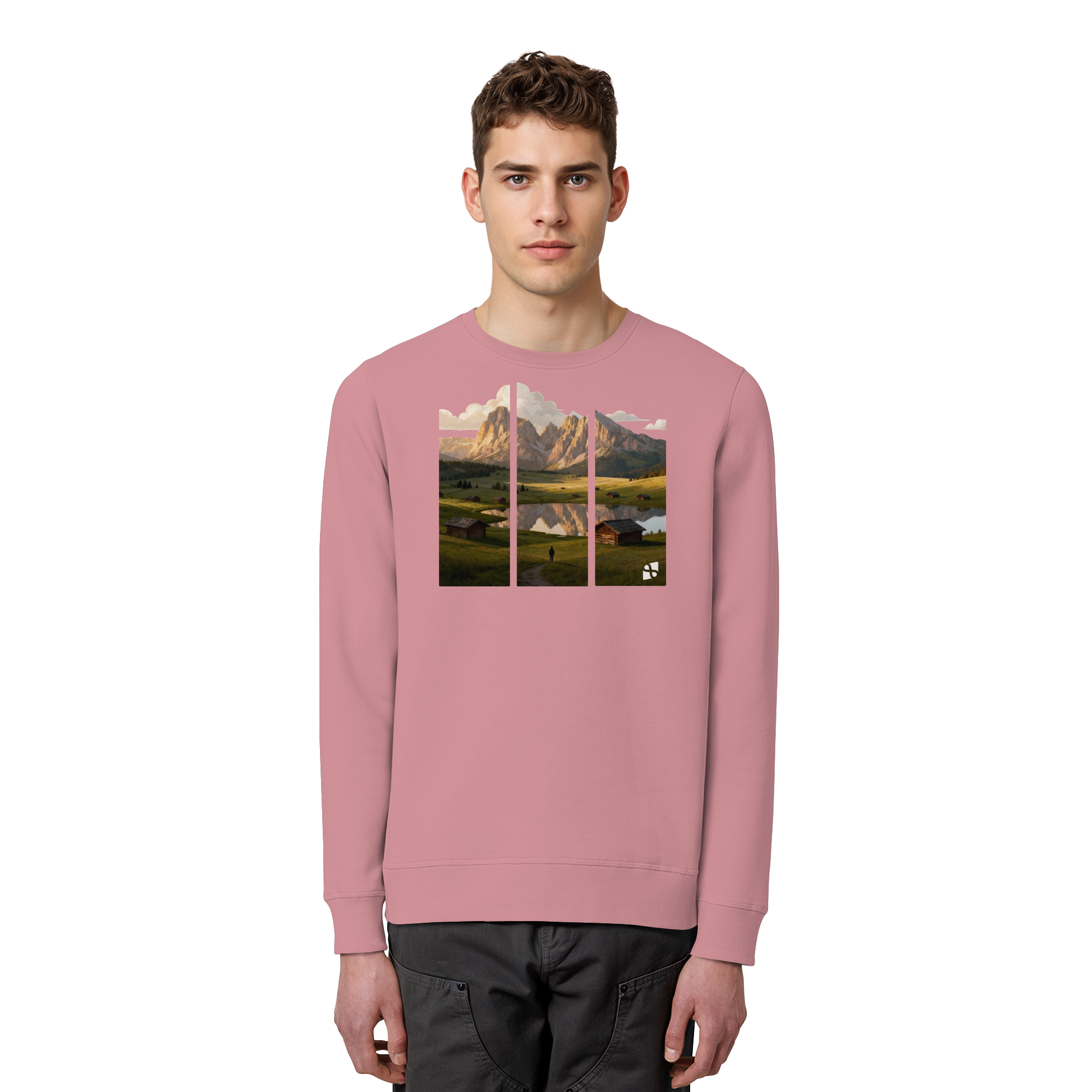 Mountainview - Organic Basic Unisex Sweatshirt