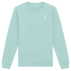 Tannenhäher mit Zirbelnuss + Emblem Stick - Organic Basic Unisex Sweatshirt