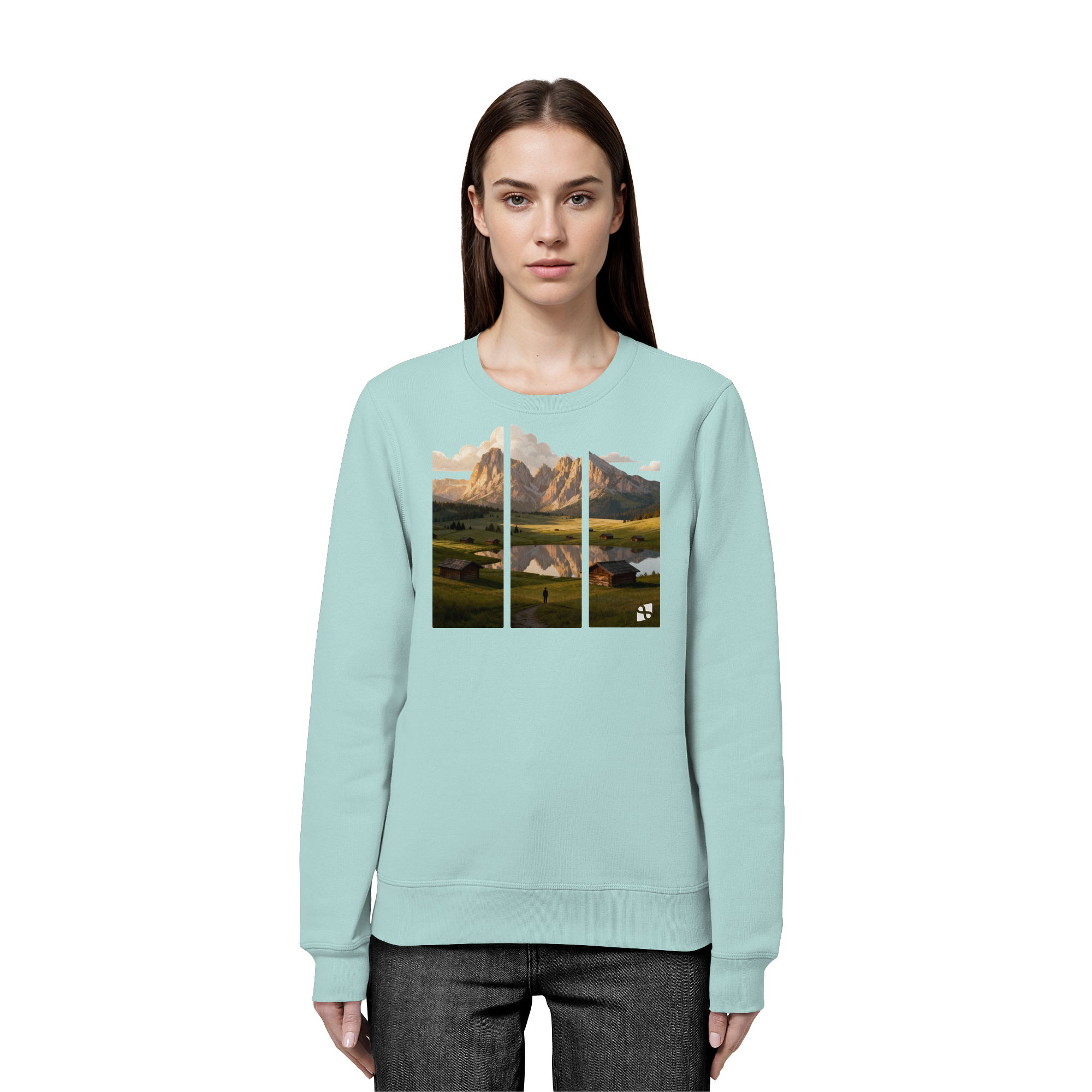 Mountainview - Organic Basic Unisex Sweatshirt