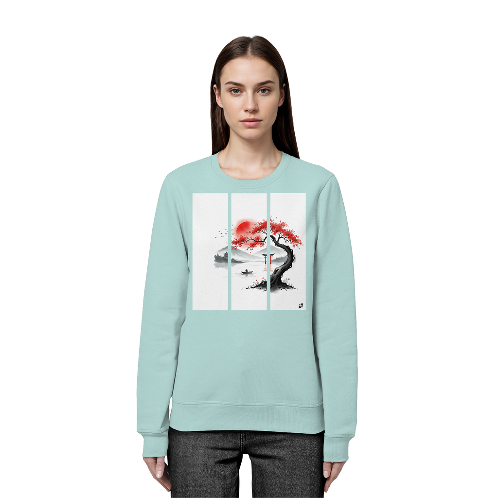 Kirschblüten Vibes - Organic Basic Unisex Sweatshirt