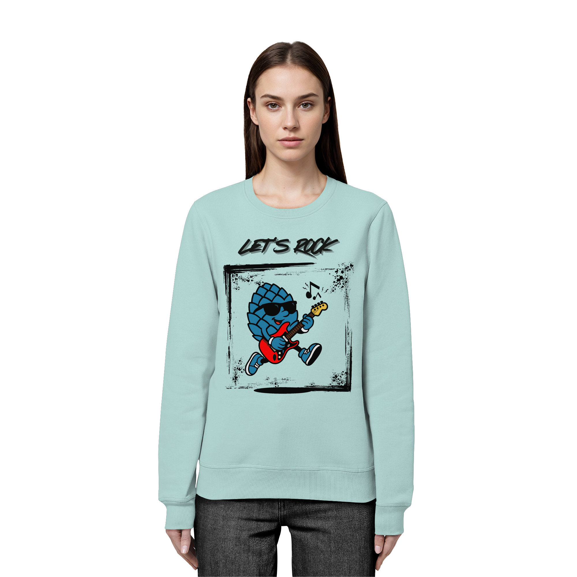 Lets Rock Zirbi - Organic Basic Unisex Sweatshirt