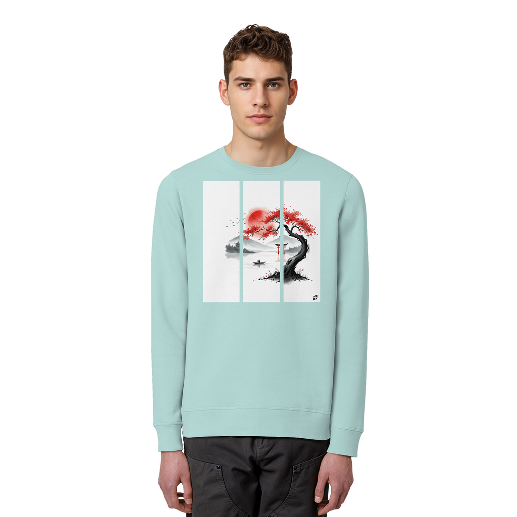 Kirschblüten Vibes - Organic Basic Unisex Sweatshirt