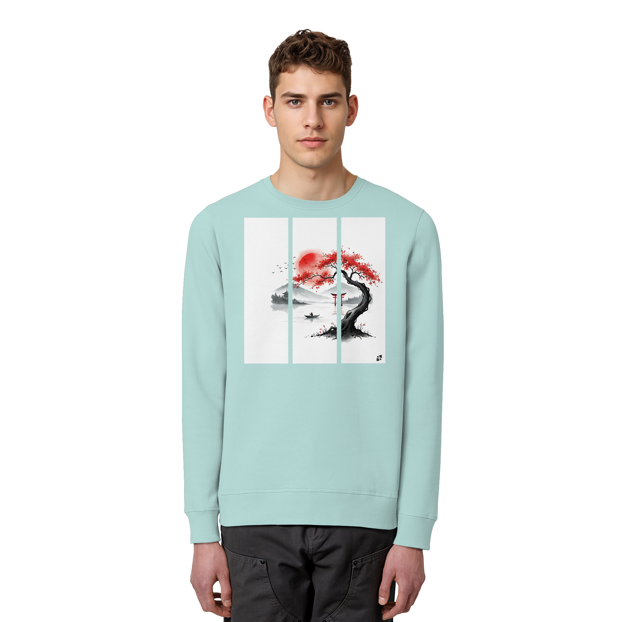 Kirschblüten Vibes - Organic Basic Unisex Sweatshirt