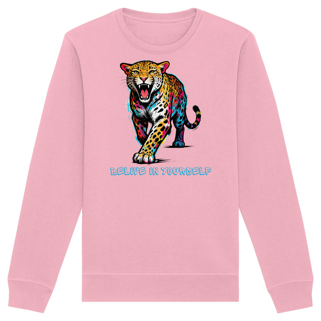 BIY Leopard - Organic Basic Unisex Sweatshirt