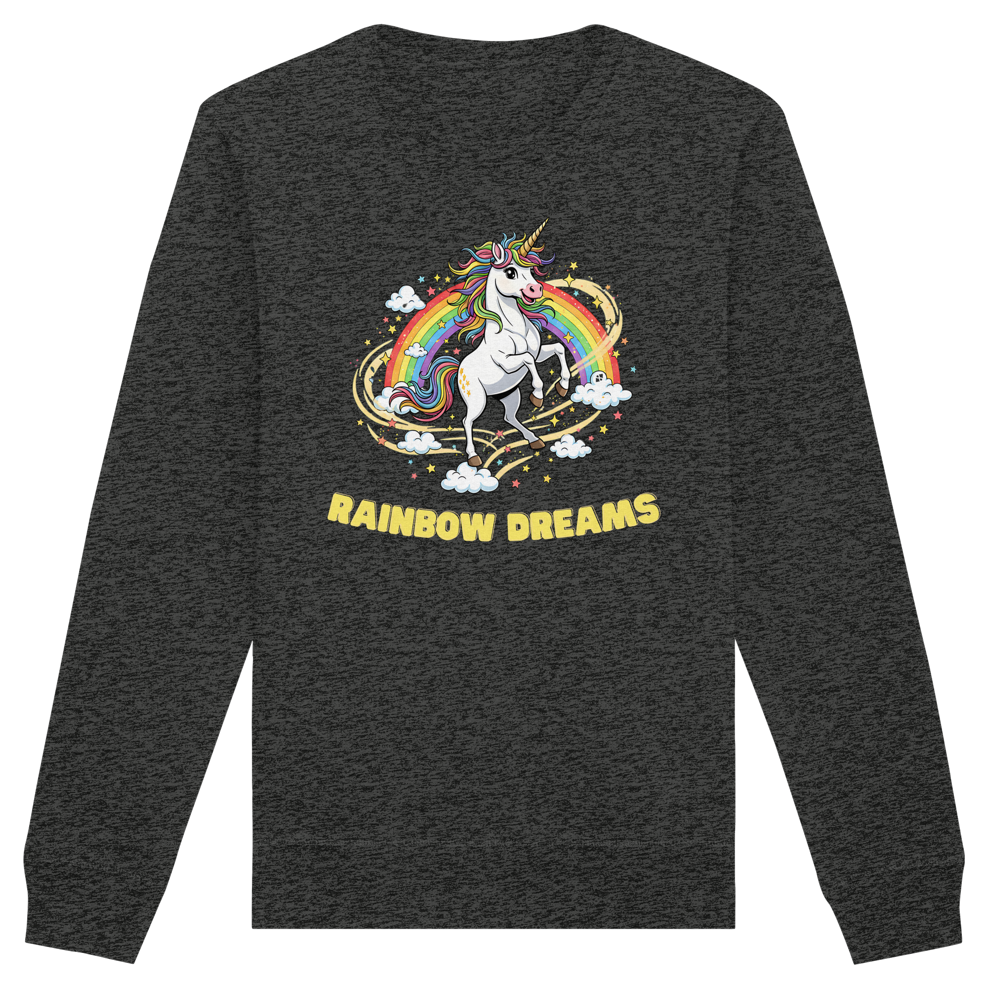 Unicorn Rainbow Dreams - Organic Basic Unisex Sweatshirt