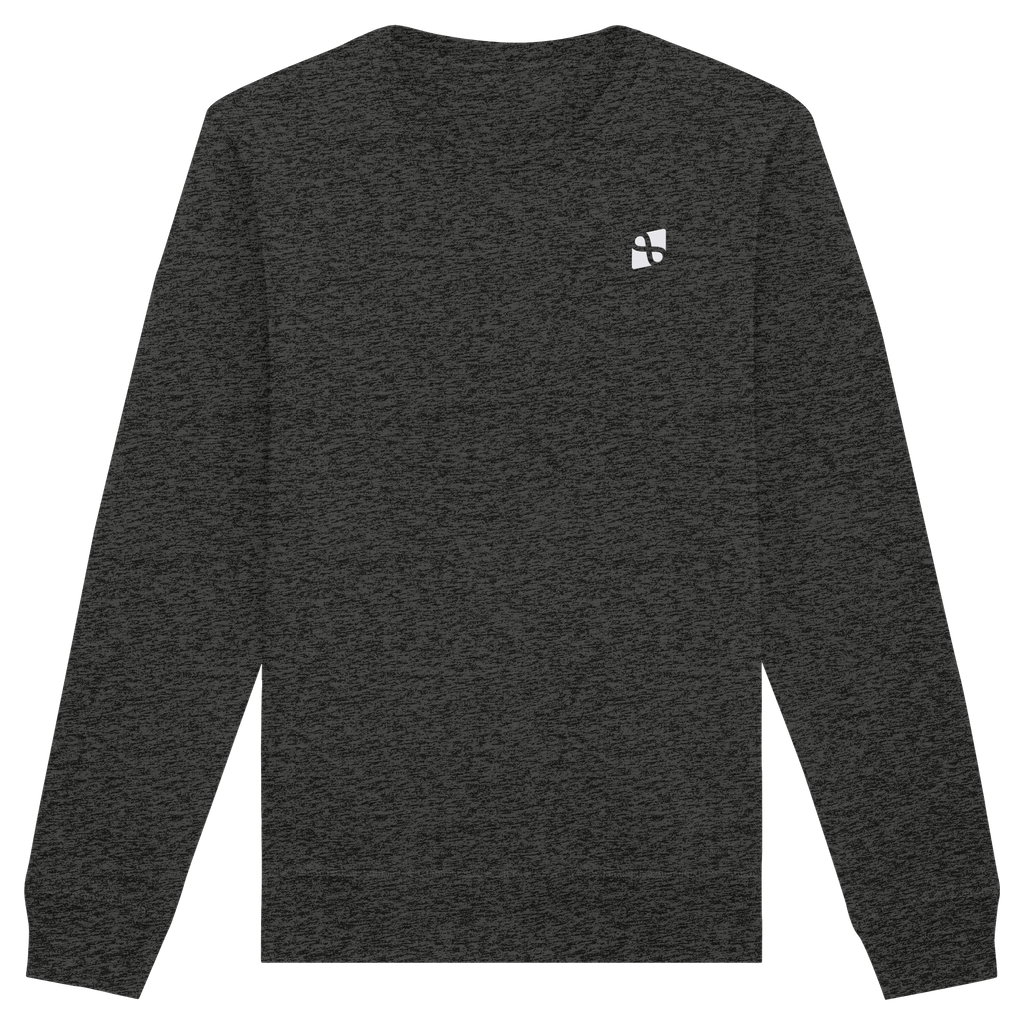 Tannenhäher mit Zirbelnuss + Emblem Stick - Organic Basic Unisex Sweatshirt