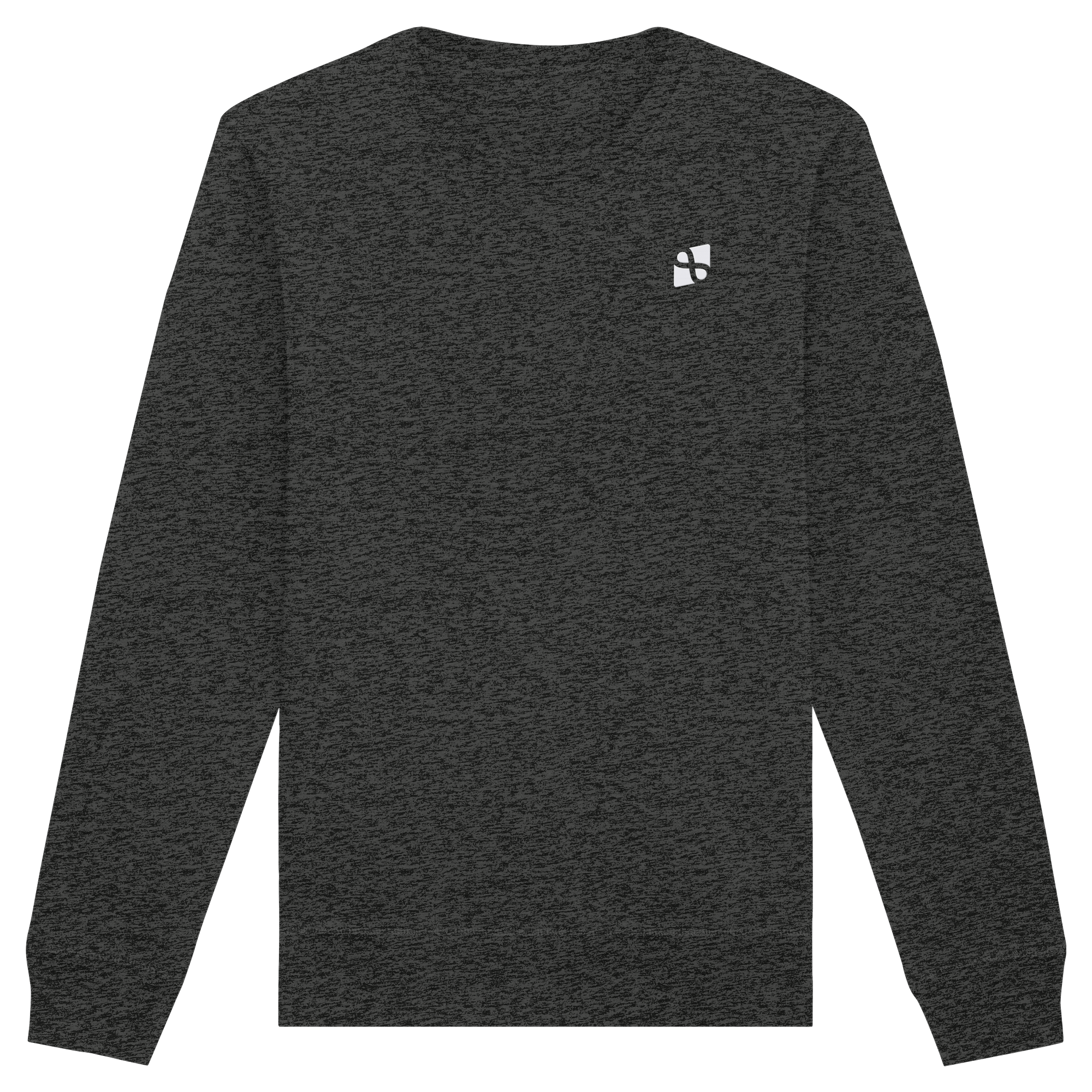 Tannenhäher mit Zirbelnuss + Emblem Stick - Organic Basic Unisex Sweatshirt