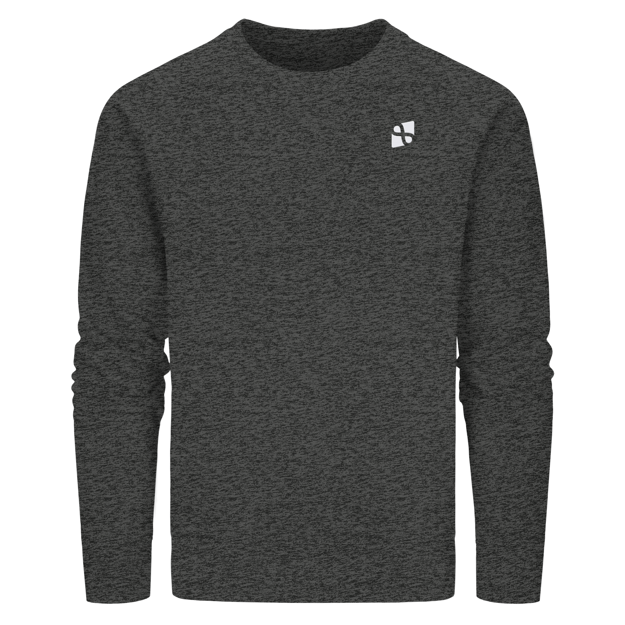 Tannenhäher mit Zirbelnuss + Emblem Stick - Organic Basic Unisex Sweatshirt