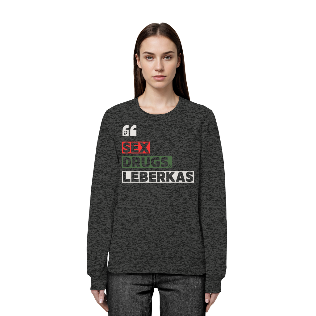 SDL- "SEX DRUGS & LEBERKAS" - Organic Basic Unisex Sweatshirt