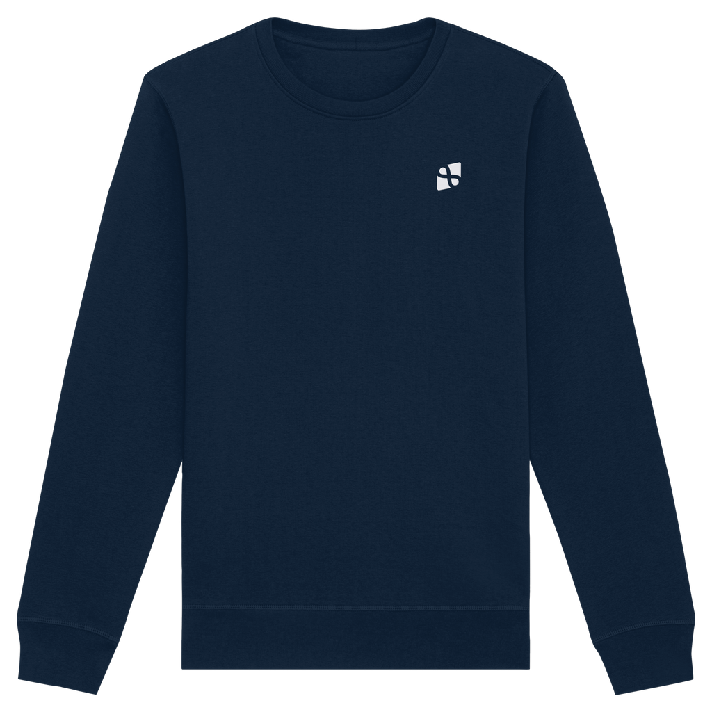 WTF - "Wear The Fair" Print mit besticktem Emblem - Organic Basic Unisex Sweatshirt