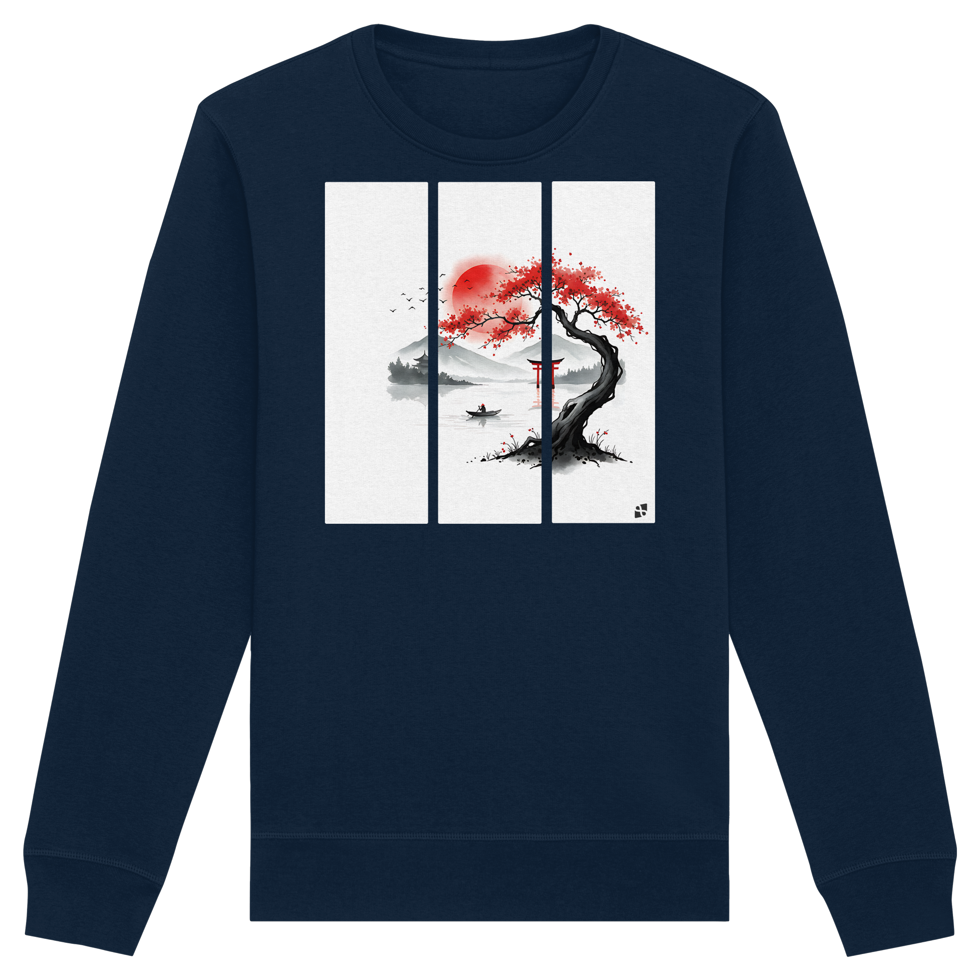 Kirschblüten Vibes - Organic Basic Unisex Sweatshirt