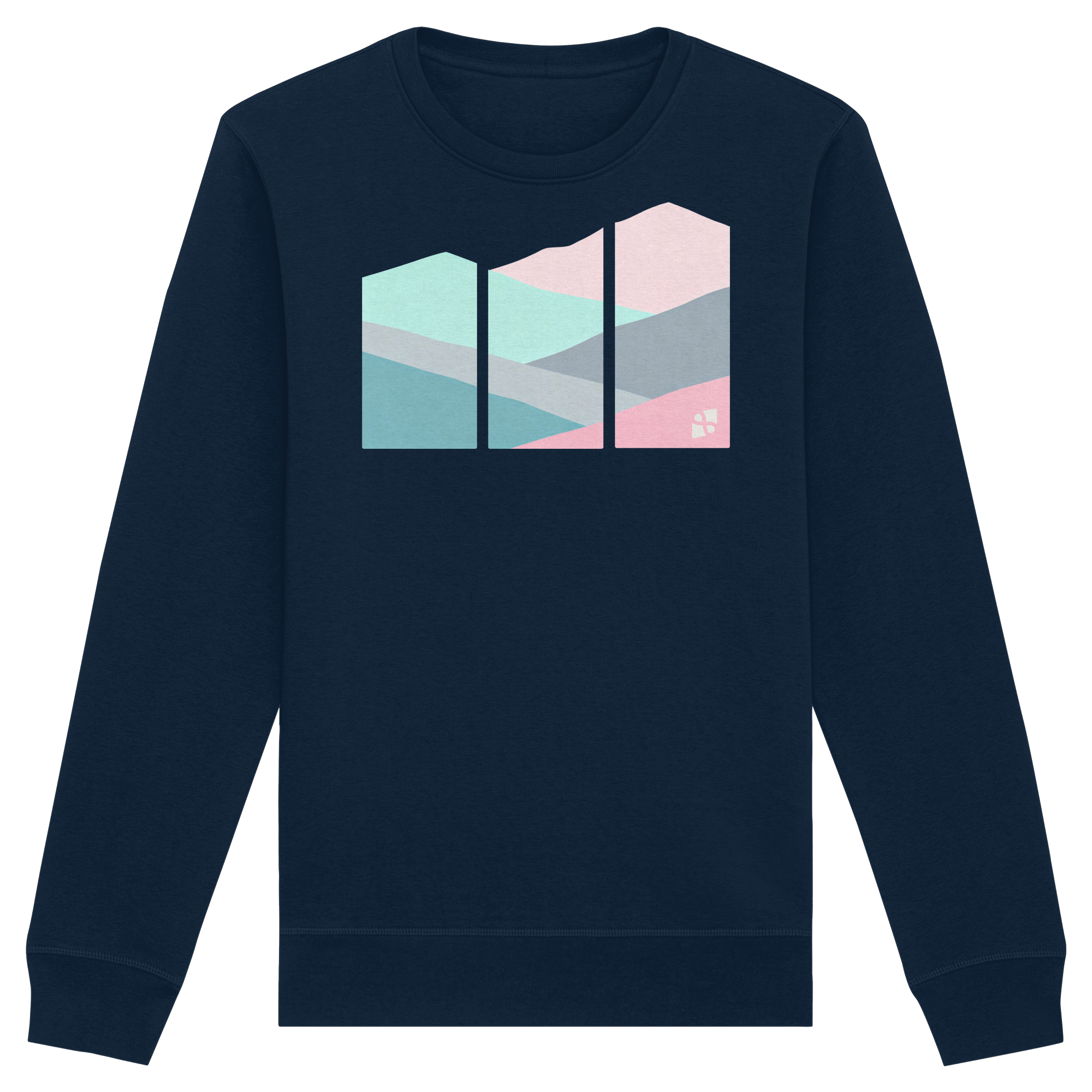 Pastell Mountain - Organic Basic Unisex Sweatshirt
