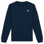 Tannenhäher mit Zirbelnuss + Emblem Stick - Organic Basic Unisex Sweatshirt